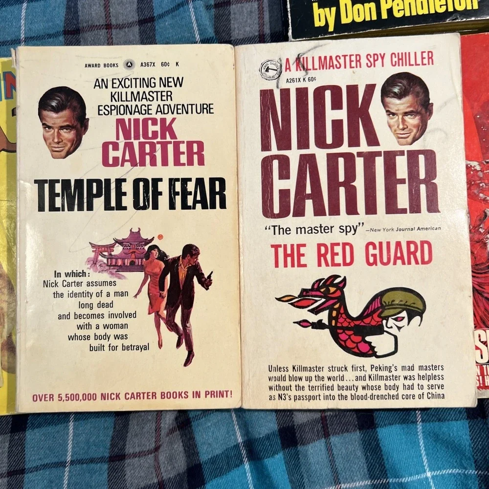 Vintage 12 Books Paperback‎ Lot, MAD, Science Fiction, Adventure, Horror, Crime